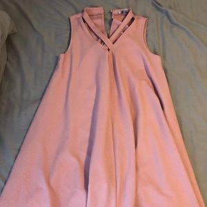Pink flowy dress